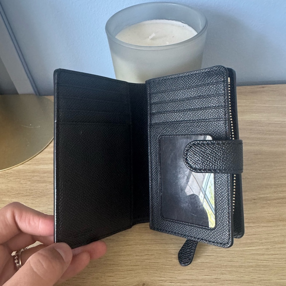 Coach Gray and Black Signature Messenger Bag - Picture 4 of 4